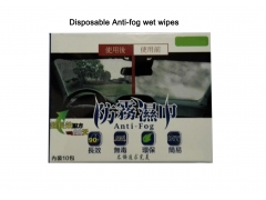 Comfortable Individually packed Windscreen Anti fog wet wipes